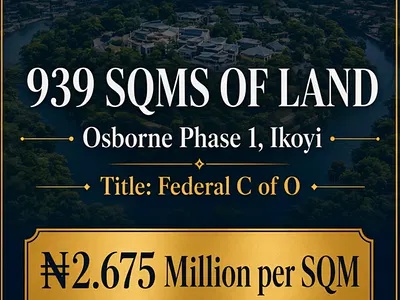 939SQM Residential Land — Ikoyi, Lagos