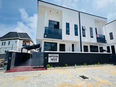 Brand New Luxury 4-Bedroom Semi Detached Duplex +BQ — Lekki, Lagos