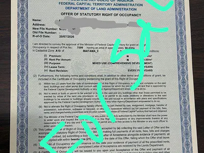 60 Hectares Mixed-Use Land — Maitama District, Abuja