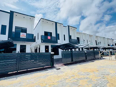 Brand New Spacious 4-Bedroom Semi Detached Duplex Available+bq — Orchid Road, Lekki, Lagos