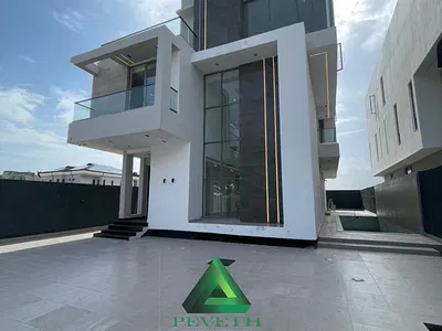 Contemporary 5 Bedroom Fully Detached Duplex + BQ, Pool, Cinema, Study — Ikoyi, Lagos