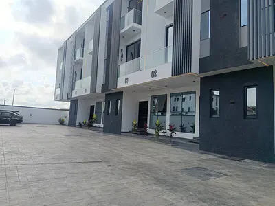 3 Bedroom Terraced Bungalow with BQ — Lekki, Lagos