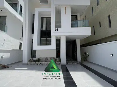 Contemporary 5 Bedroom Fully Detached Duplex + BQ, Pool, Cinema — Lekki Phase 1, Lekki, Lagos