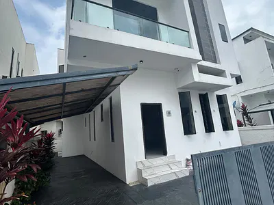 Serviced 4 Bedroom Detached Duplex with BQ — Orchid Road, Lekki, Lagos