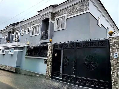 Lovely Built 4 Bedroom Semi Detached Duplex with BQ in Secure Estate — Surulere, Lagos