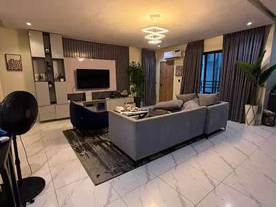 Well Maintained Serviced and Slightly Furnished 2 Bedroom Apartment — Ologolo, Lekki, Lagos