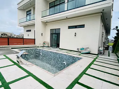 5 Bedroom Semi-Detached House with Cinema — Cowrie Creek Estate, Ikate, Lekki, Lagos