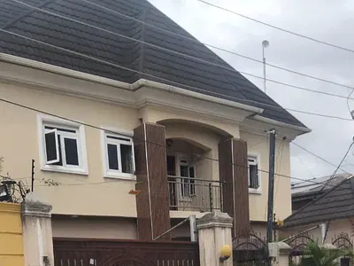 5 Bedroom Detached Duplex with 3 Nos of 3 Bedroom Flats — Ajao Estate Off Mmi Airport Road, Isolo, Lagos