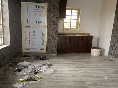 Mini Flat with Tiled Floors and Pop Ceiling — Gbagada, Lagos