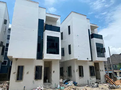 A Deluxe Smart 8 Units of 4 Bedroom Detached Duplex + 1RM BQ — Startimes Estate Ago Palace Way Isolo, Ago Palace, Isolo, Lagos