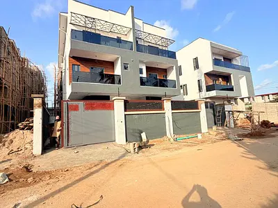 Newly Built 4 Bedroom Semi Detached Duplex with BQ — Adeniyi Jones, Ikeja, Lagos