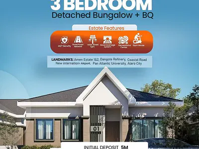 Urban Signature; 3 Bedroom Bungalow+bq — Ibeju Lekki Lagos, Behind Amen Estate, Ibeju Lekki, Lagos