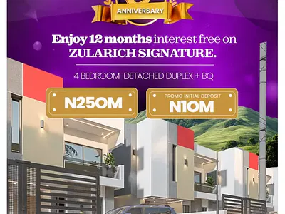 Zularich Signature Residences — Ajayi Apata, Sangotedo, Ajah, Lagos