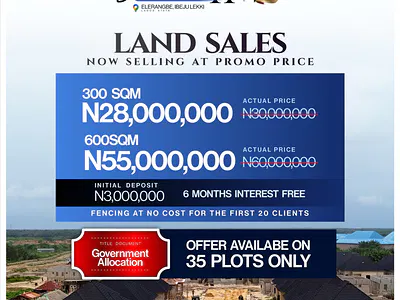 Affordable and Verified Dry Land for Buy and Build — Solace Bungalow Located 10min Drive From Pan Atlantic University, Eleranigbe, Ibeju Lekki, Lagos
