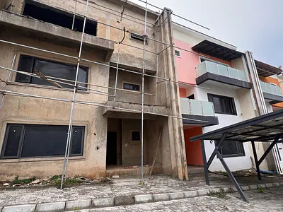 Semi-Finished 4-Bedroom Terraced Duplex with BQ & Penthouse Master — Life Camp, Abuja