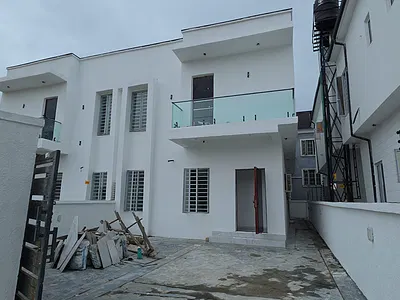 Luxurious 4-Bedrooms Semi-Detached Duplex with BQ — Ikota, Lekki, Lagos