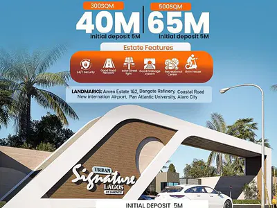 Urber Signature Luxury 300SQMS — Behind Amen Estate Dangote Refinery, Eleko, Ibeju Lekki, Lagos