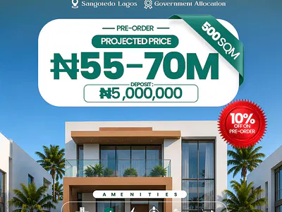 Waterfront 300SQM Residential Land — Ajah, Lagos