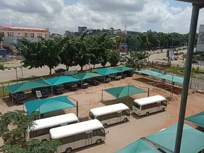 Over 1000SQM Functional Car Stand Along Ever Busy Road 3 Years Lease — Along Amadu Bello Way, Wuse 2, Abuja