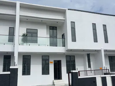 Self Compound 3 Bedroom Terraced Duplex — Behind Blenco Supermarket, Sangotedo Ajah Lagos, Ajah, Lagos