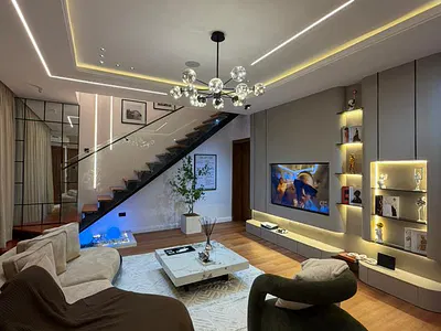 2-Bedroom Maisonette with Ceiling Mirror — Lekki, Lagos