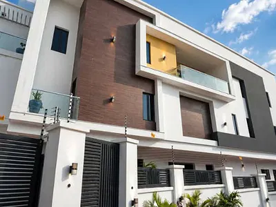 Newly Built 5 Bedroom Fully Detached Duplex with BQ — Guzape District, Abuja