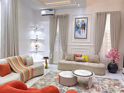 Luxurious 5 Bedroom Self Compound Duplex Apartment with Pool — Lekki, Lagos