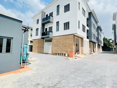 Spaciously Built 4 Bedroom Terraced Duplex with BQ and Pool — Ikeja, Lagos
