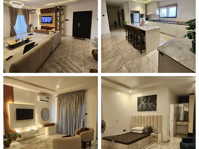 Luxury Furnished 3 Bedrooms Flat Within an Estate — Garki, Abuja