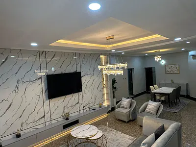 3 Bedrooms Fully Furnished Apartment. — Guzape Main, Guzape District, Abuja