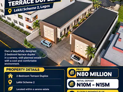 2 Bedroom Terrace Duplex — Lekki Scheme 2, Ajah, Lagos