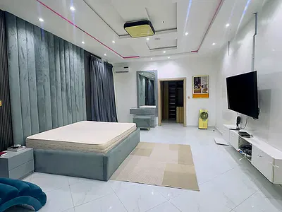 Fully Furnished 5 Bedroom Fully Detached Duplex with Swimming Pool — Agungi, Lekki, Lagos