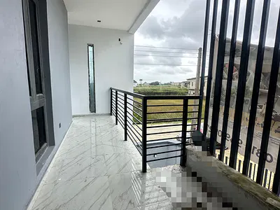 A Newly Built 3 Bedroom Semidetached Duplex with - BQ — Sangotedo, Ajah, Lagos
