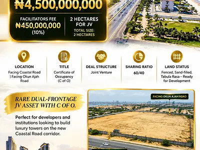 Developer Delight : 2 Hectares — Ajah, Lagos