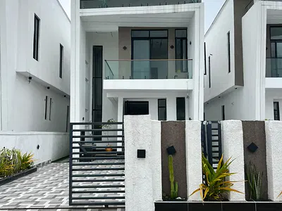 Standard 5 Bedroom Detached Duplex with BQ & Pool in a Secure Location — Ajah, Lagos