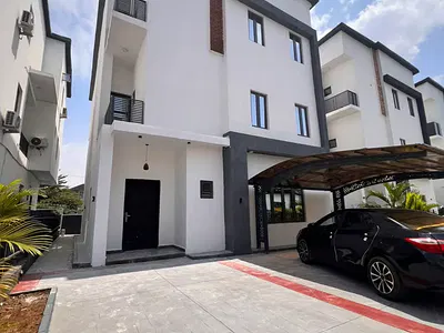 Brand New 5 Beds Fully Detached Duplex with Family Lounge, Acs and BQ — Kado, Abuja