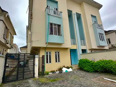 Lovely 4 Bedroom Semi Detached Duplex with BQ — Osapa, Lekki, Lagos