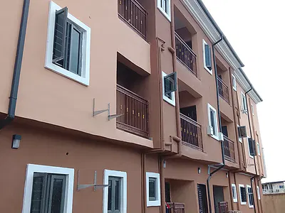 Newly Built 2 Bedroom Apartment — In an Estate, Ago Palace, Isolo, Lagos