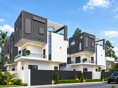 Brand New Luxury 4 Unit 5 Bedroom Fully Detached Houses — Lekki, Lagos