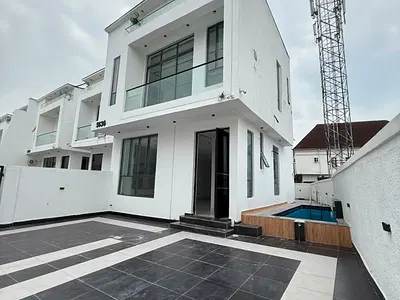 Beautiful 4 Bedroom Semi-Detached Duplex with Pool Excellent Facility — Lekki, Lagos
