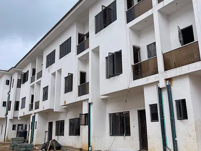 Massively Built 4 Bedroom Terraced Duplex with BQ — Allen, Ikeja City Mall, Obafemi Awolowo Way, Opebi, Ikeja, Lagos