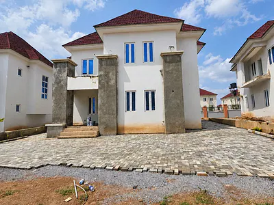 Semi Finished 4 Bedroom Fully Detached Duplex — Aviation Village, Airport Road, Kyami, Abuja