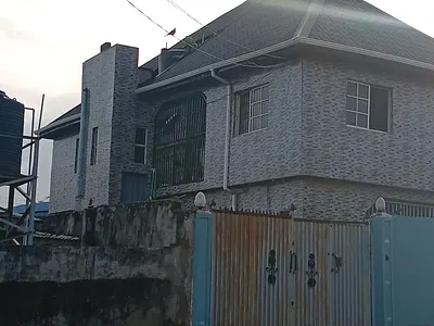 6bedroom Detached Duplex Converted to 2unit 3bedroom Flat on Half Plot — Off Nylon Bus Stop Okearo, Matogun, Ifo, Ogun