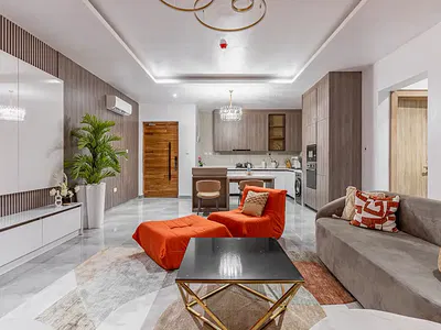 Luxury & Spacious 1bedroom with Gym, Swimming Pool & Nice City View — Lekki, Lagos