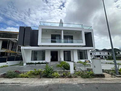 Automated Luxury 5 Bedroom Semi-Detached Duplex, Pool, Gym, Elevator — Lekki, Lagos