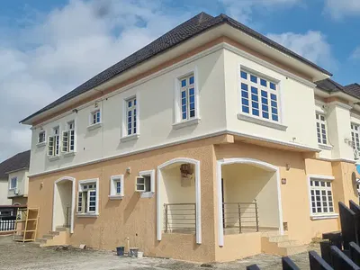 4 Bedroom Semi-Detached Duplex with BQ — River Park Estate Airport Road, Lugbe District, Abuja