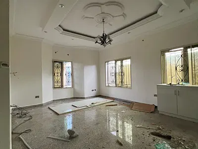 Spacious 2 Bedroom Ground Floor Flat with Open Kitchen — Opposite Fara Park Majek, Sangotedo, Ajah, Lagos