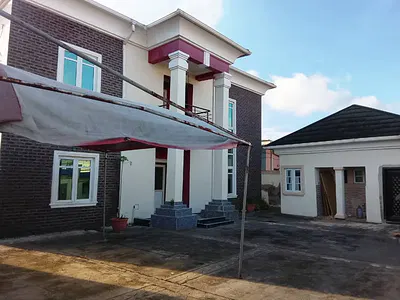 4 Bedroom Semi Detached Duplex with Detached BQ — Before Blenco Supermarket, Sangotedo, Ajah, Lagos