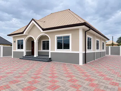 A Tasteful Newly Built 3 Bedroom Detached Bungalow — 2nd Power Line, Ologuneru, Ibadan, Oyo