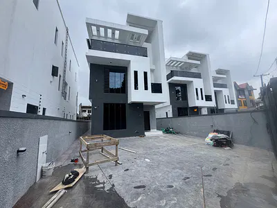 Newly Built & Luxury 5 Bedroom Detached Duplex with BQ — Secured Estate, Adeniyi Jones, Ikeja, Lagos